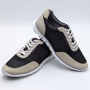 Cole Haan Zerogrand Womens Size 9 B Black Mesh Cream Sneakers E15-BTW01030